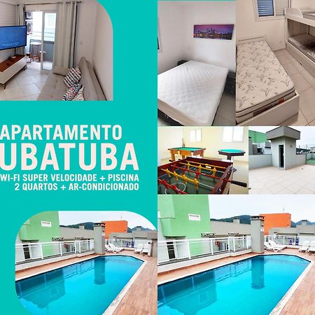 Apartamento Ubatuba Itagua - Ar - Wifi Exterior photo